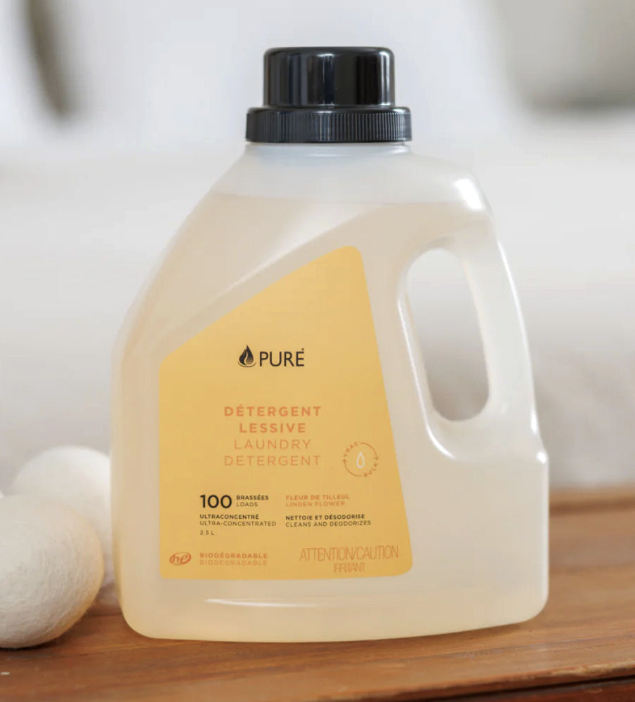 Détergent à Lessive - Pure - Fleur de Tilleul - 2,5 litres (100 brassées)